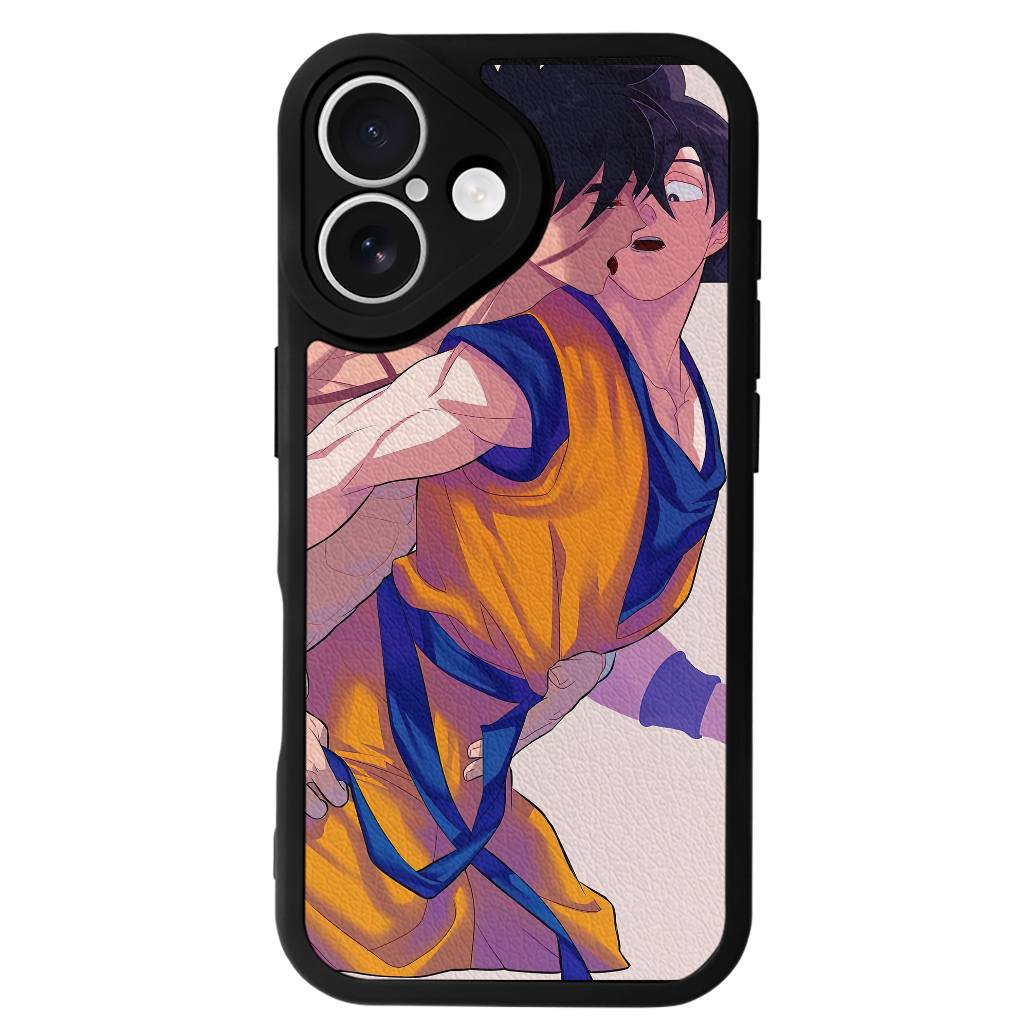 （画像用） ドラゴンボール DRAGON BALL 【iPhone 16シリーズ対応】シリコンスマホケース（レザー調） 材質：シリコン